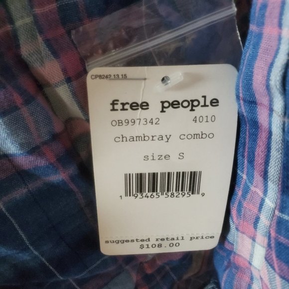 Free People Seeking Starlight Shirt Small NWT - Picture 4 of 6